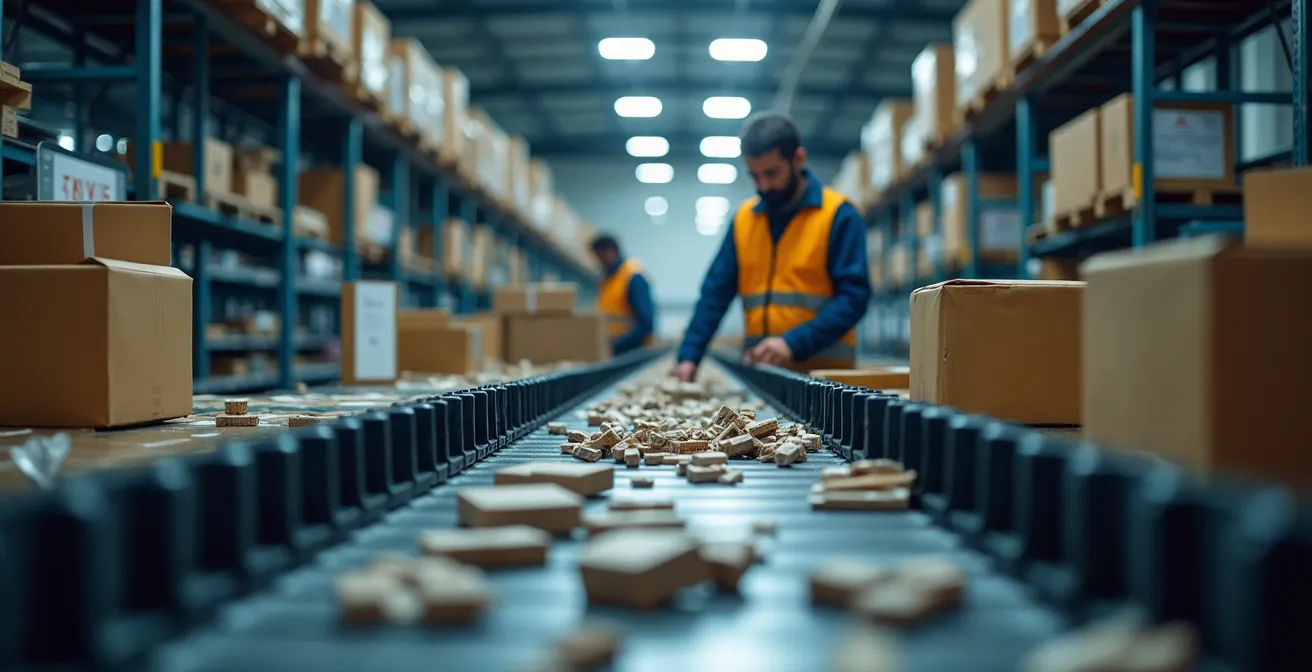 Sistema de procesamiento de devoluciones con clasificación y revalorización de productos