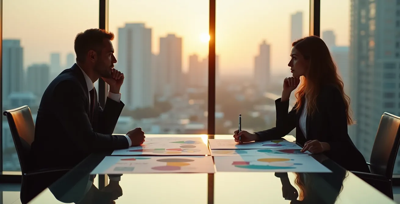 Visualización estratégica de respuestas asimétricas ante movimientos competitivos