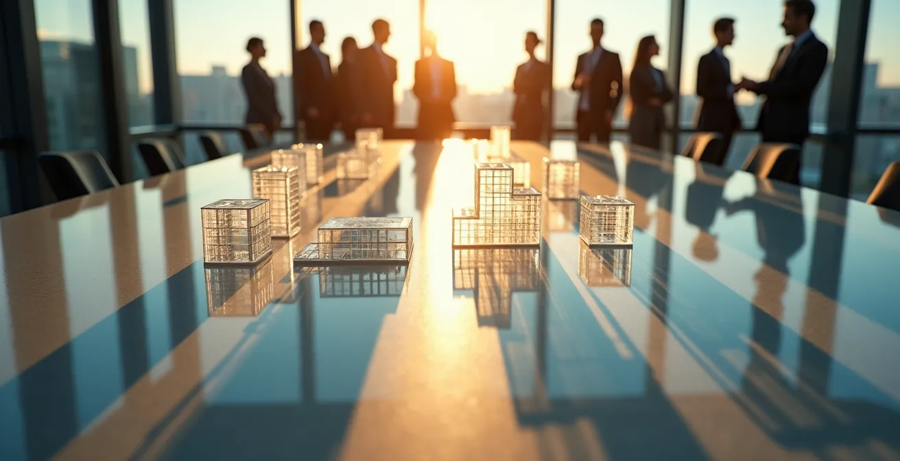 Representación visual de alternativas de reestructuración de deuda corporativa