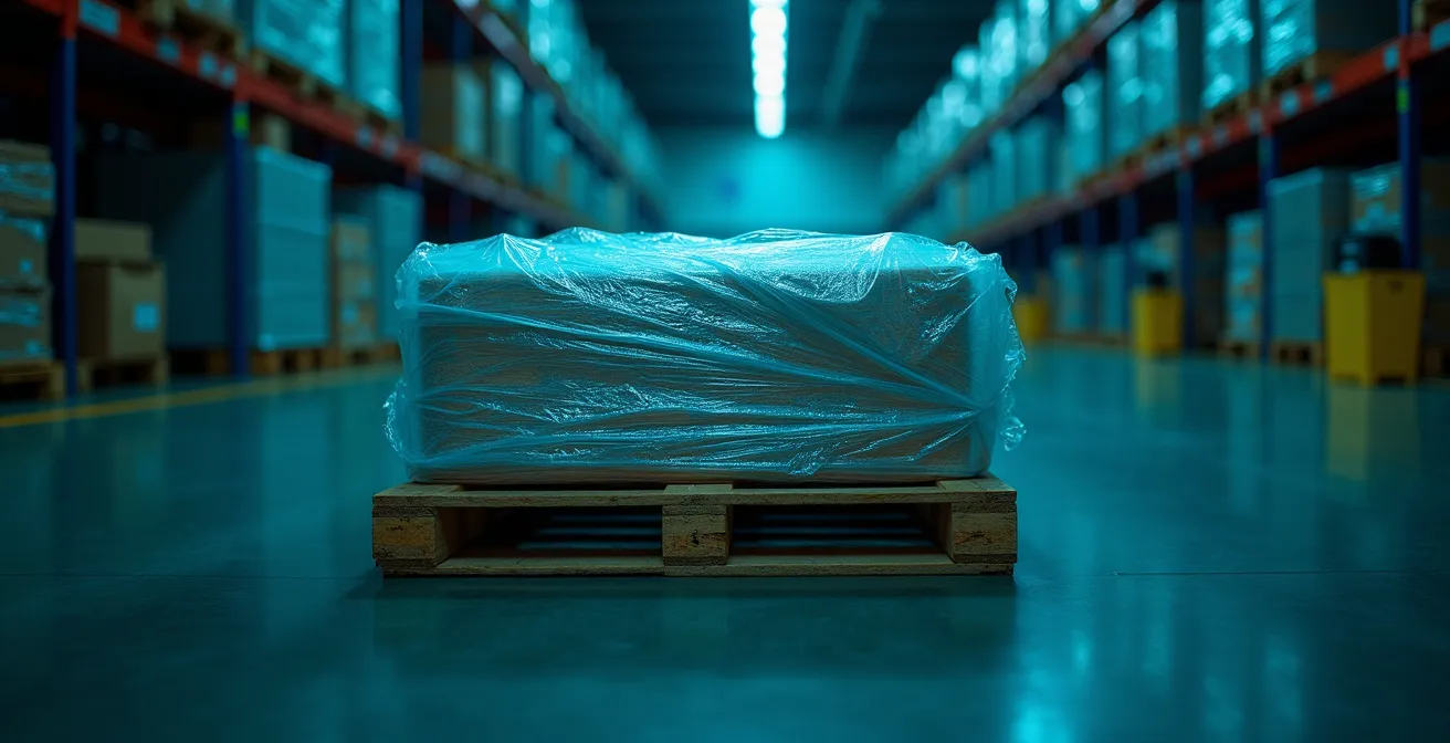 Concepto de seguridad y encriptación en sistema RFID logístico